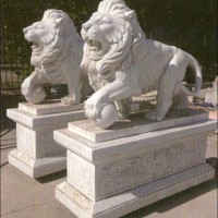 DW-1001_動物雕刻-石獅子