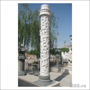 石雕文化柱-龍柱-104