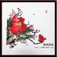 靜然國畫-牡丹-JR-KPMD-F-10001
